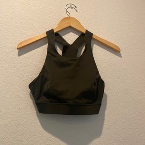 Forest green Lulu lemon sports bra
